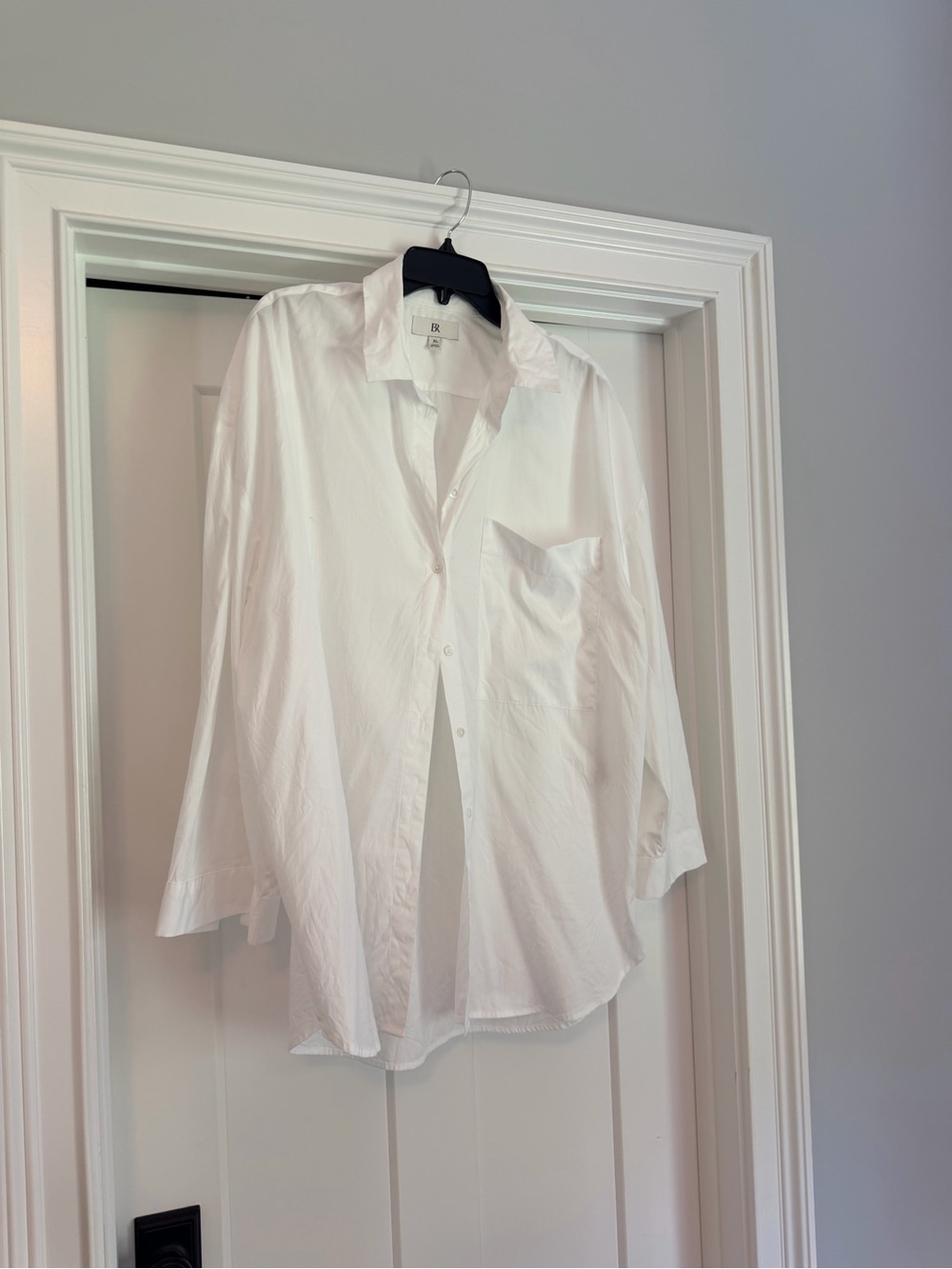 Banana Republic White Women's Button-Up Relaxed Shirt